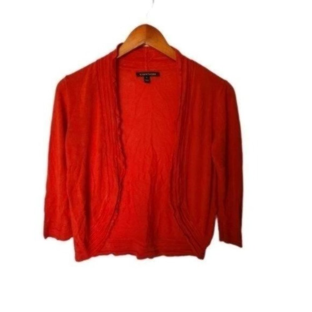 41 Hawthorn Ajana Textured Hem Open‎ Cardigan M